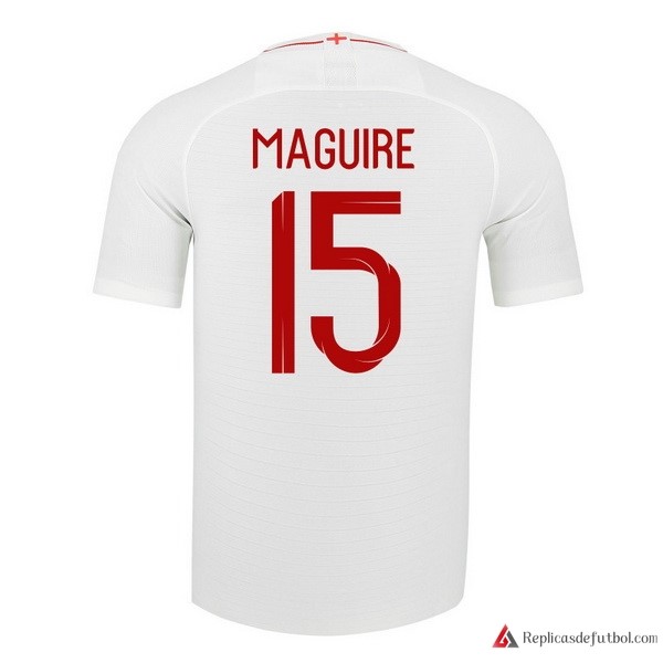 Camiseta Seleccion Inglaterra Primera equipación Maguire 2018 Blanco